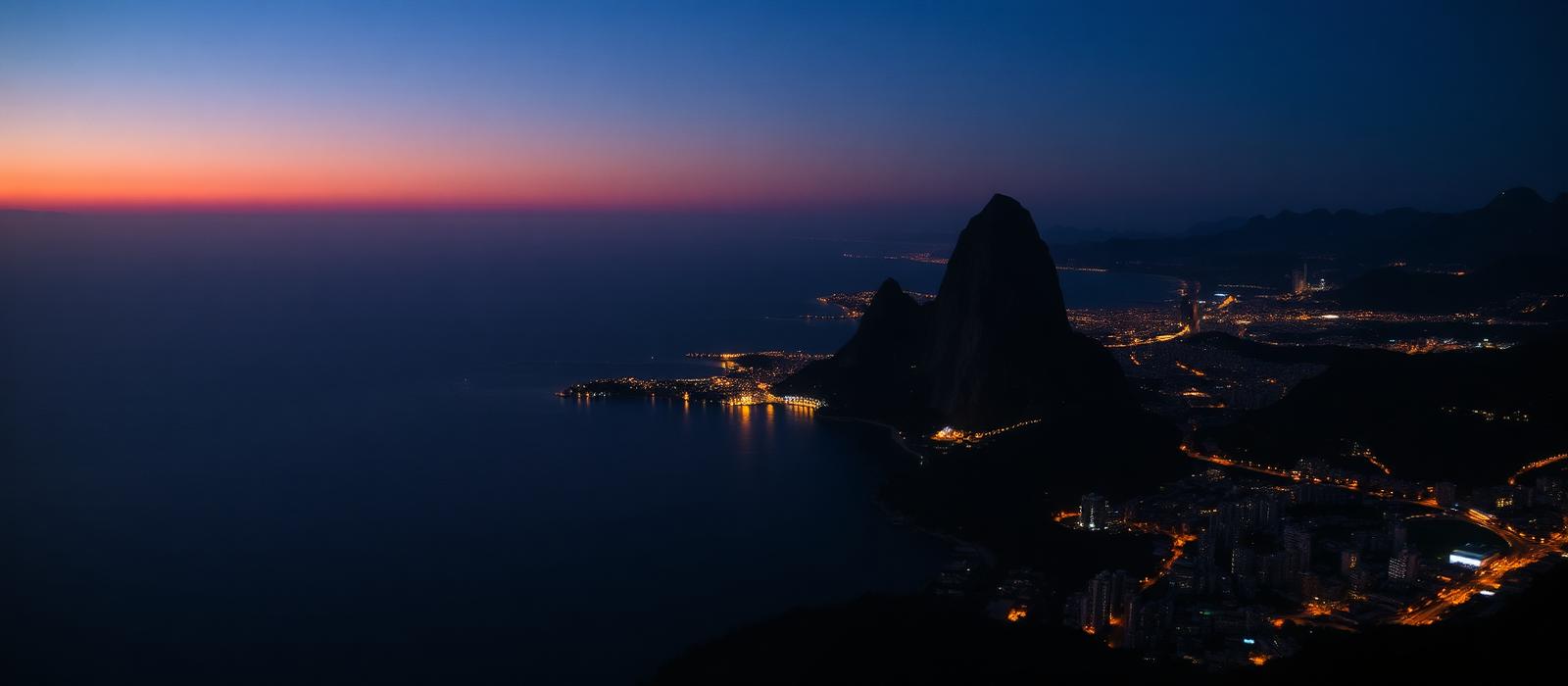 Rio de Janeiro at dusk